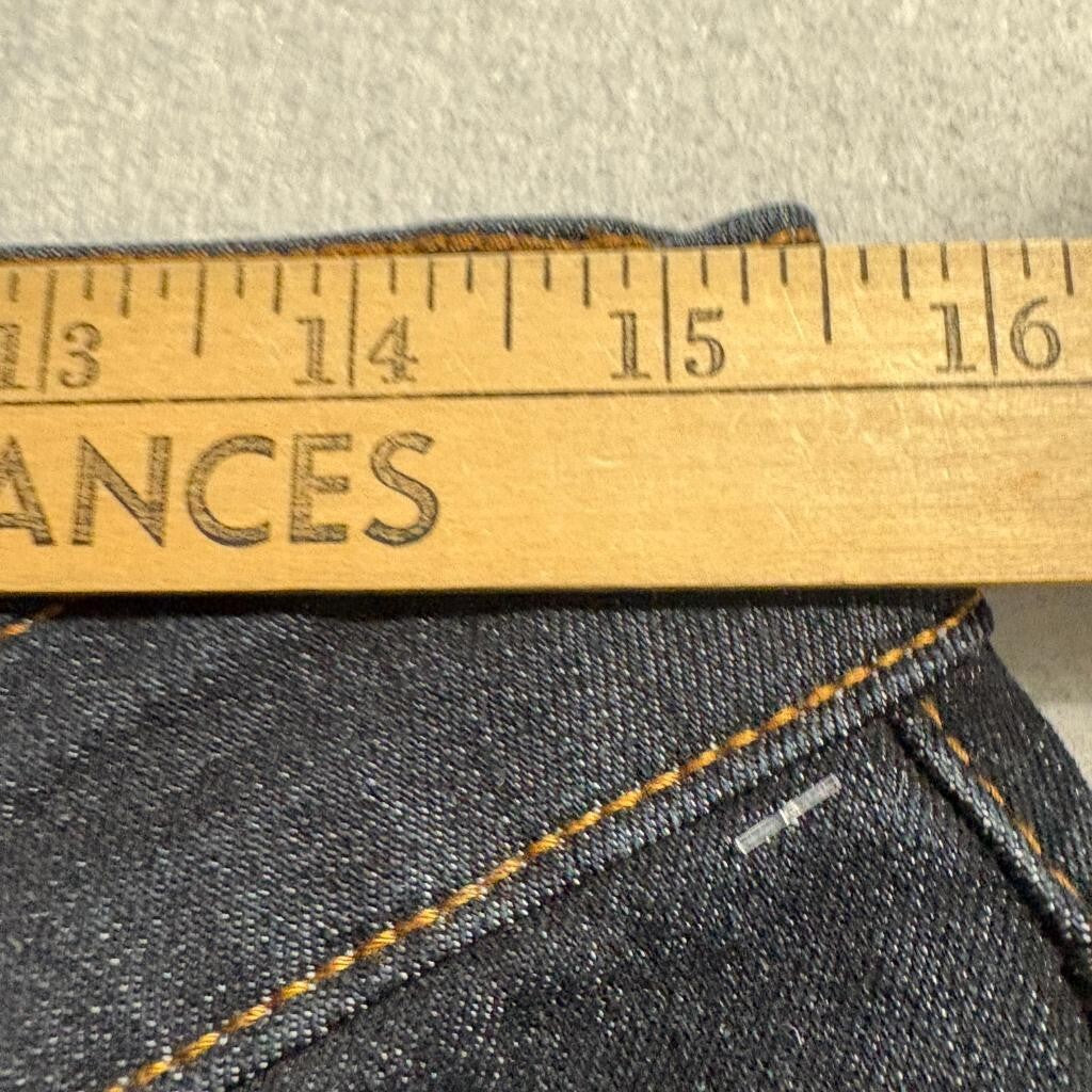 M-B-X Slim Fit Jeans Mens 30x30 Dark Indigo Blue Stretch Denim