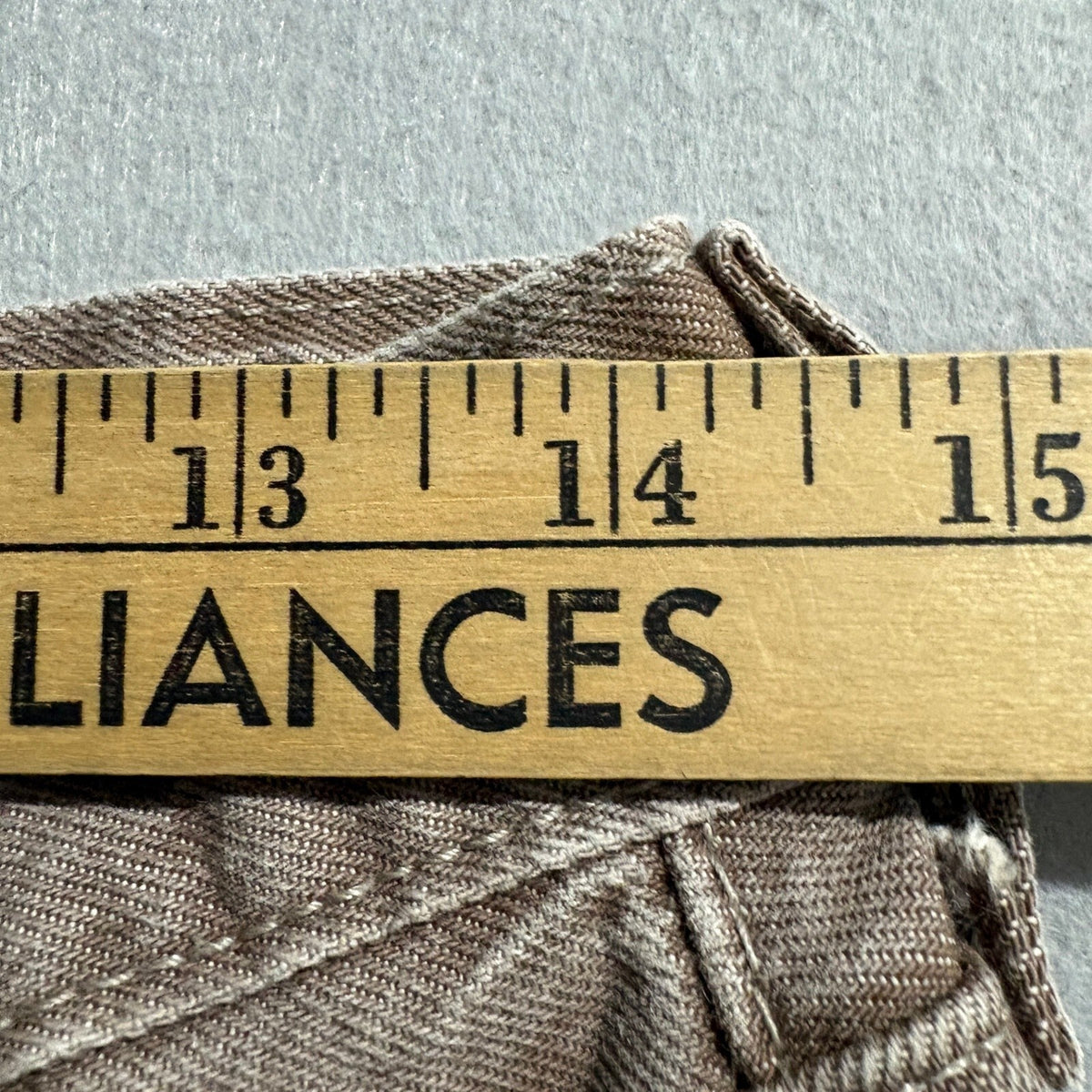 Levi's Premium 501 Original Fit Jeans Mens W30 L30 Brown Beige Denim Button Fly