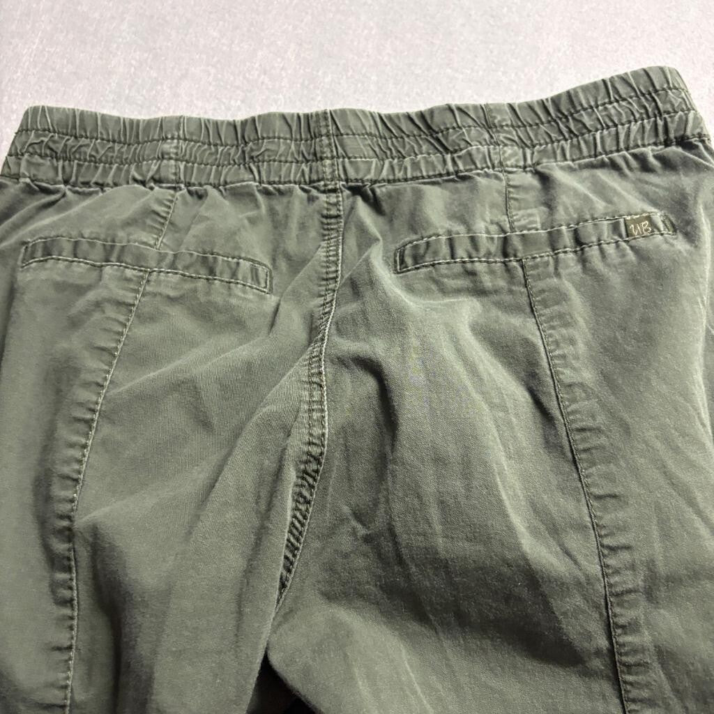 Unionbay Jogger Pants Womens Size 9 Green Utility Cargo Elastic Waist Ankle Zip