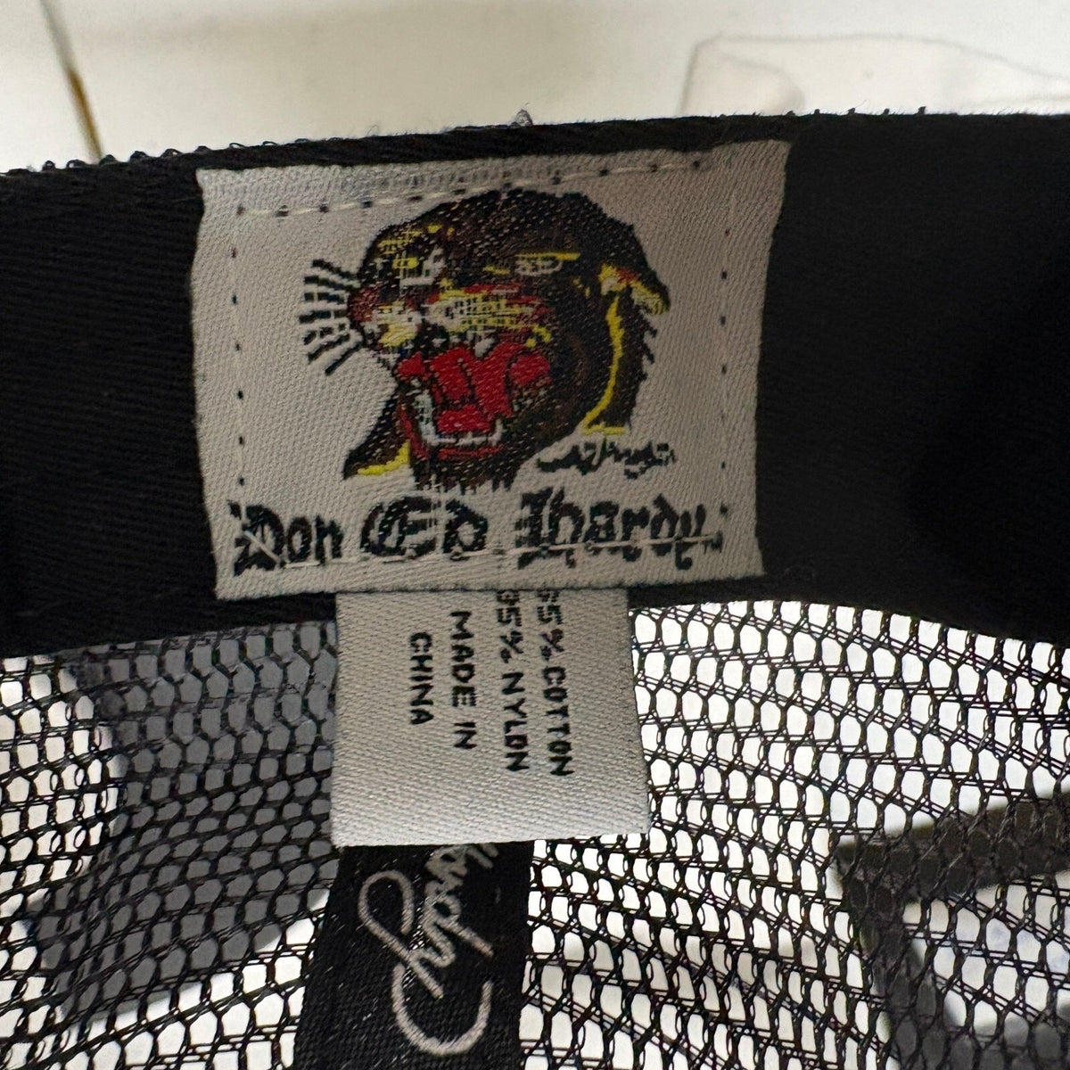 Ed Hardy Skull Flames Trucker Hat Red Black Mesh Snapback Vintage Tattoo Wear - Photo 6