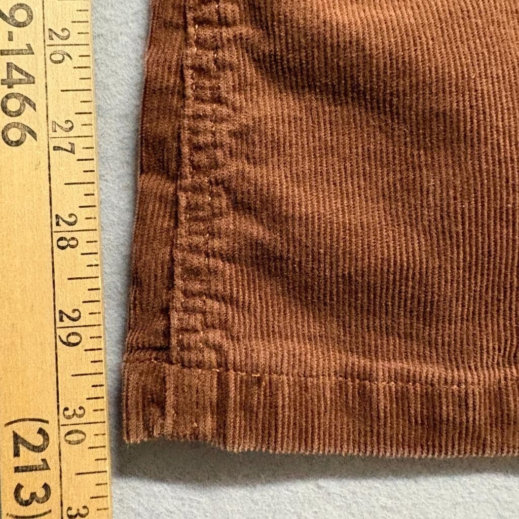 Gap 70s Flare Corduroy Pants Womens 27 4R Brown High Rise Stretch Retro