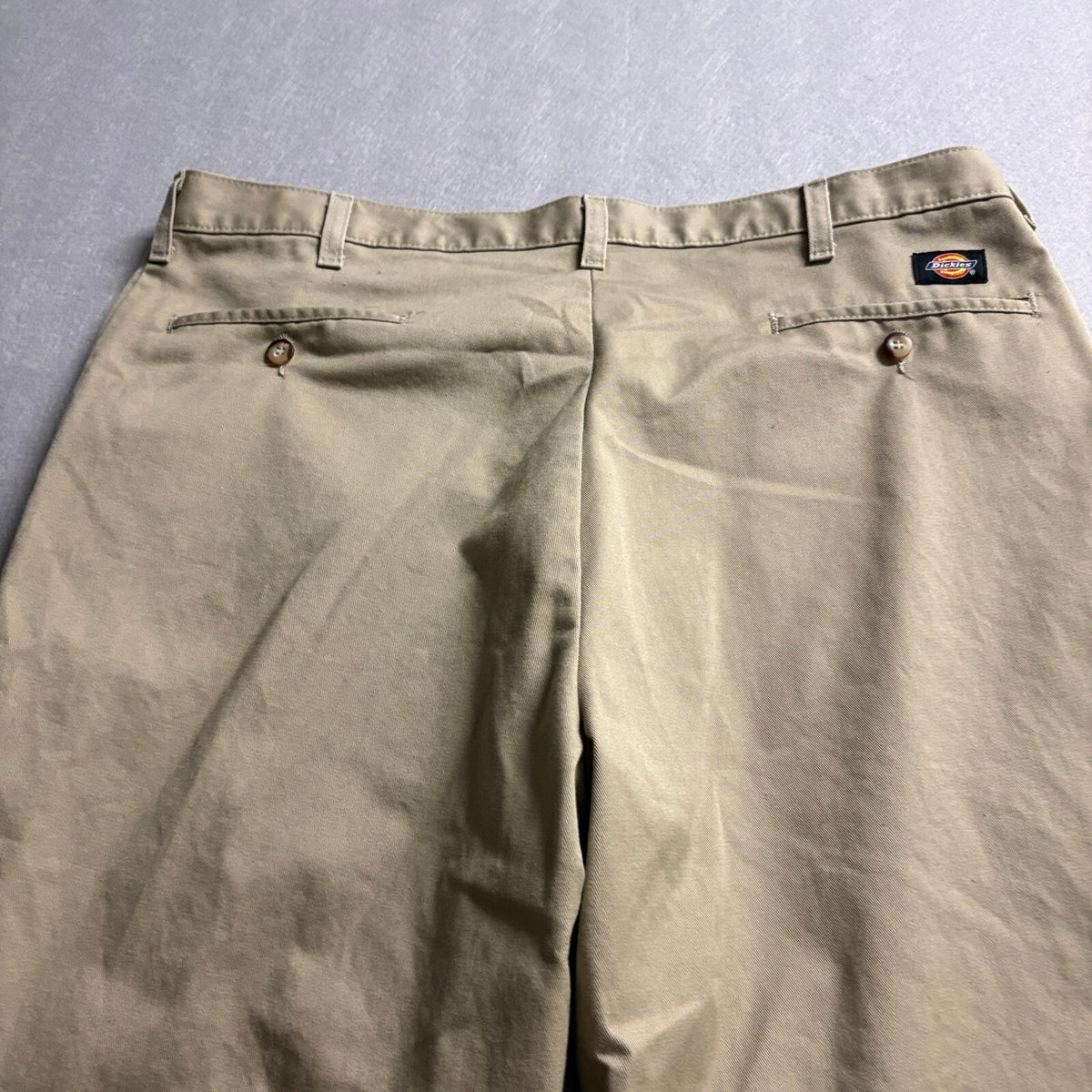 Dickies Pants Mens 40x32 Khaki Tan Cotton Twill Chino Workwear WP314KH