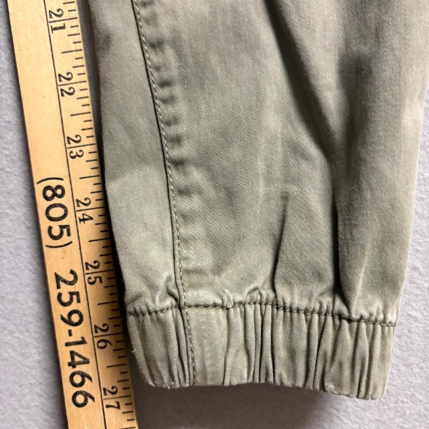 American Eagle Outfitters Womens Jogger Pants Size 6 Green Cotton Blend Stretch