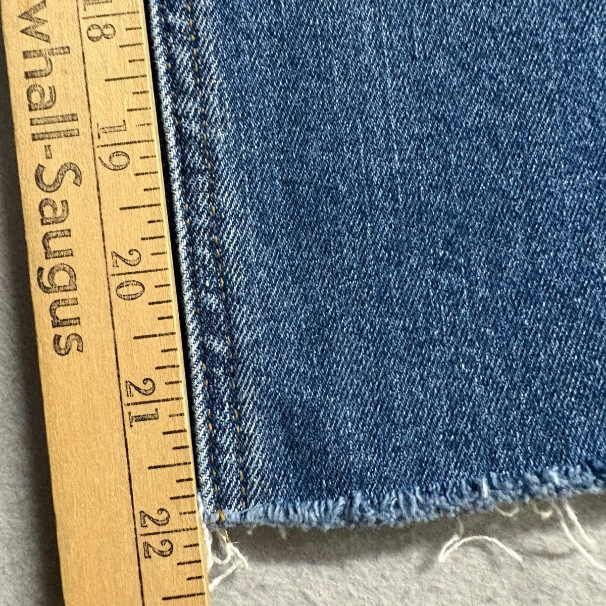 Cello Los Angeles High Rise Wide Leg Raw Hem Jeans Womens Size 11 Blue Stretch