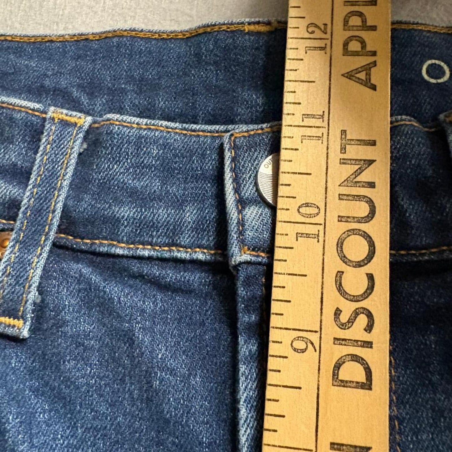 Outerknown SEA Jeans Iconoclast High Rise Skinny Womens 27 Blue Organic Cotton