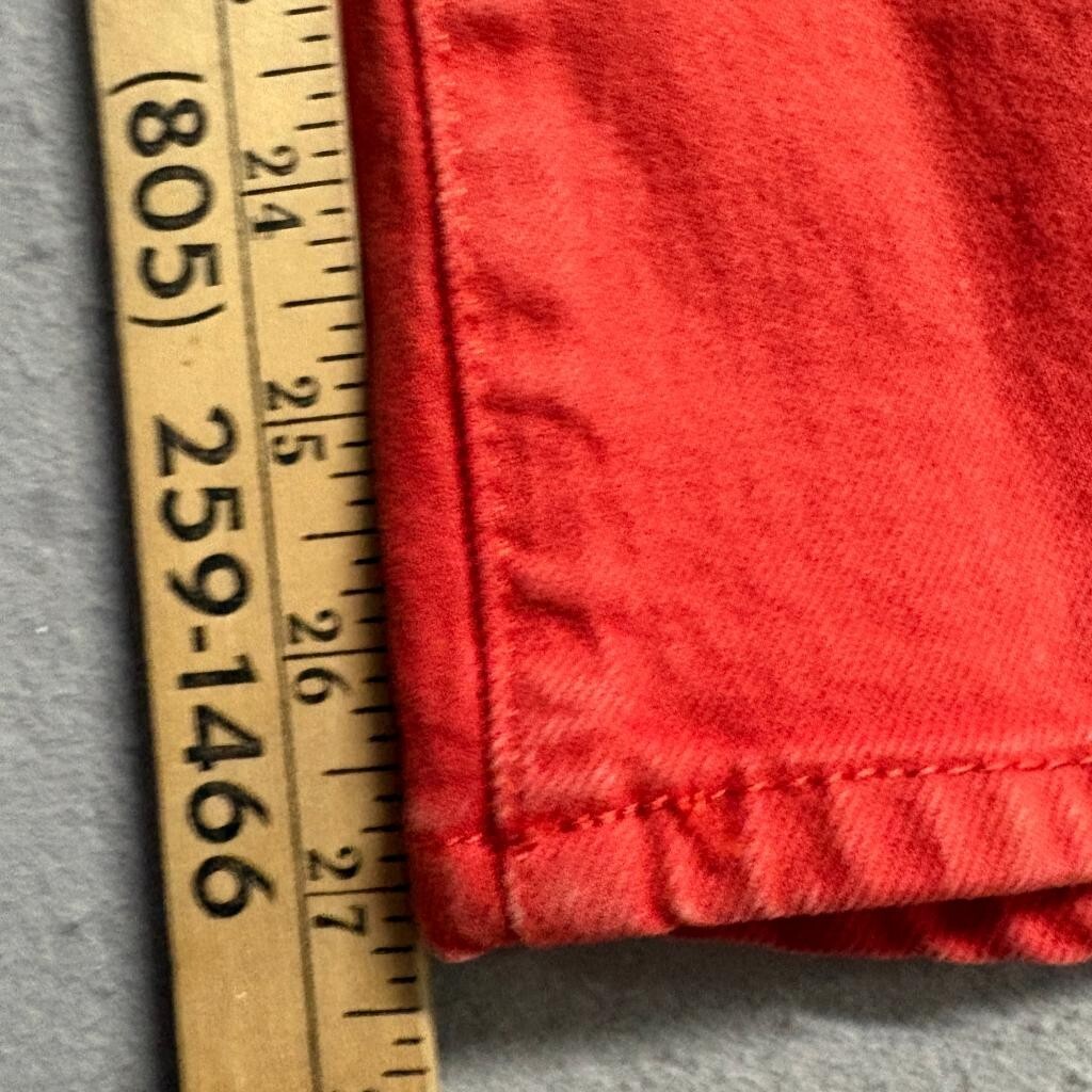 Universal Thread Sailor Wide Leg Jeans Womens 17 Red High Rise Crop Stretch
