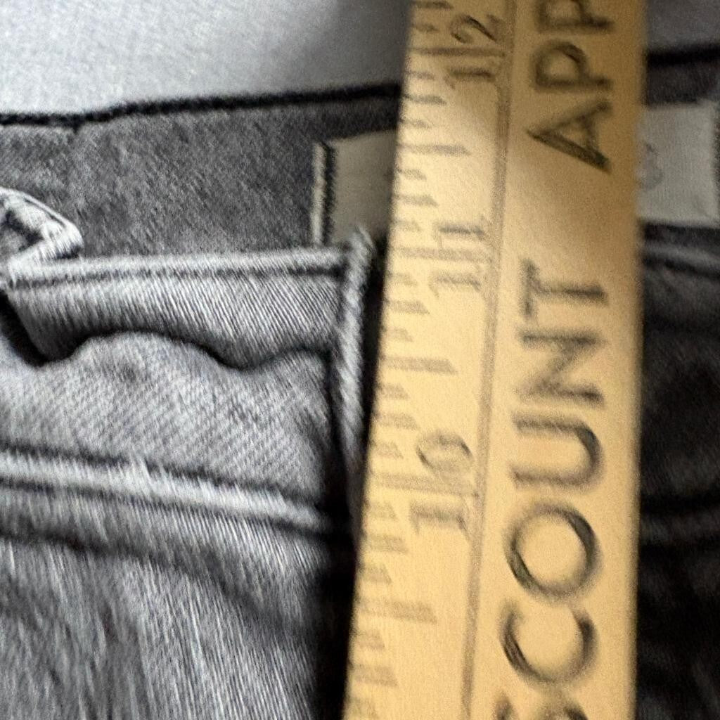 Madewell The Perfect Vintage Straight Jeans Womens 28 Gray Denim High Rise