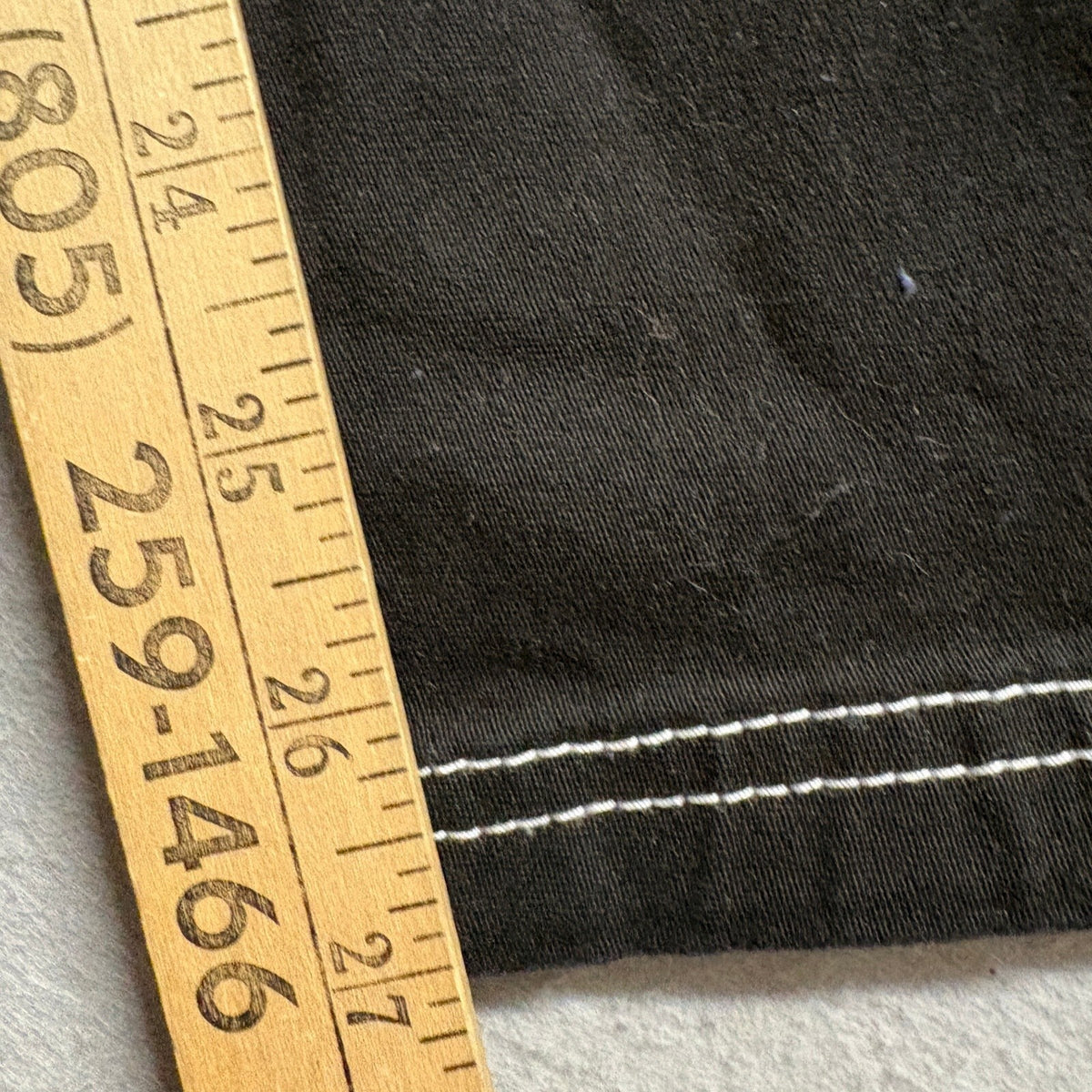 Almost Famous Women XL Black Contrast Stitch Cargo Pants Elastic Waist Stretch