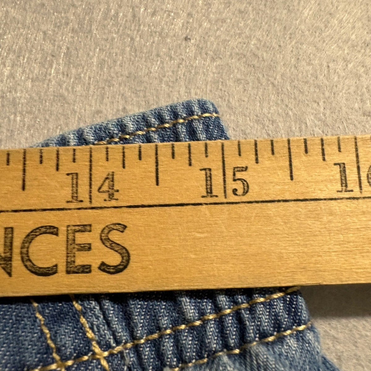 Old Navy High Rise Baggy Jeans Girls XL 14-16 Plus Blue Wide Leg Elastic Waist