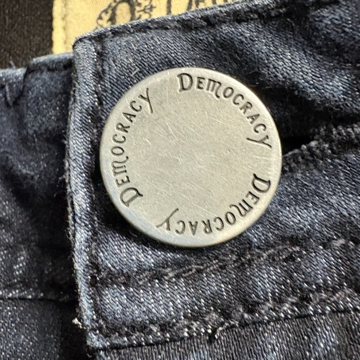 Democracy Ab Solution Jeans Womens Size 8 Skinny Dark Blue Stretch Denim
