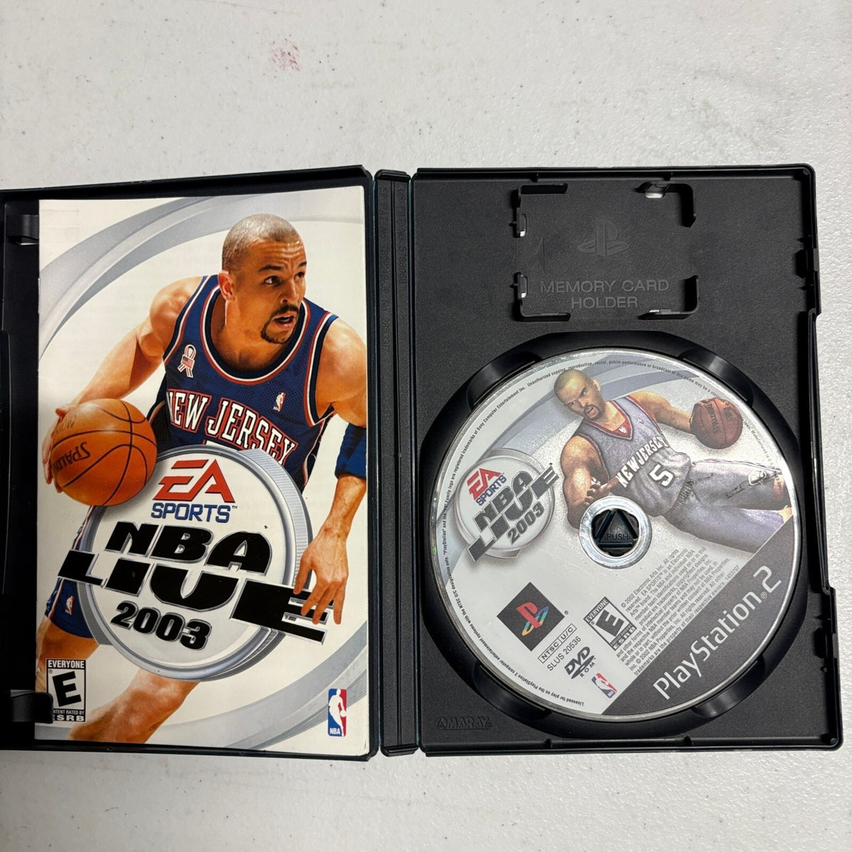 NBA Live 2003 Sony PlayStation 2 PS2 Complete CIB Jason Kidd Case Manual Disc