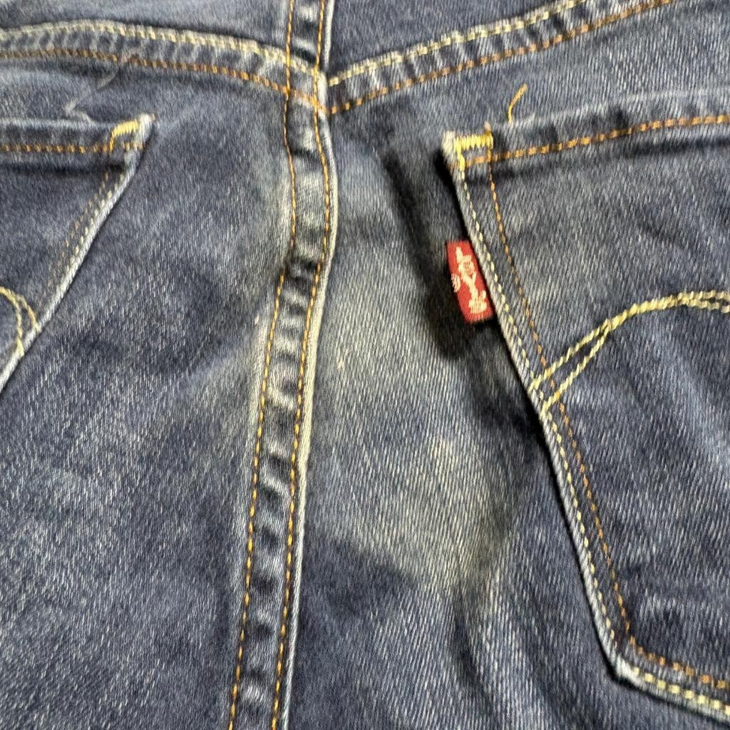 Levis Bold Curve Jeans Womens 29 Modern Rise Bootcut Skinny Blue Denim