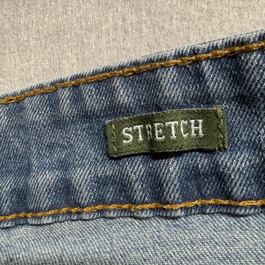 Smith & Mills Stretch Jeans Mens 34x32 Blue Denim Straight Leg Pants