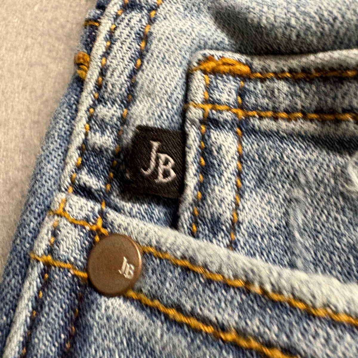 Judy Blue Boot Cut Jeans Womens Size 1/25 Distressed Raw Hem High Rise Stretch