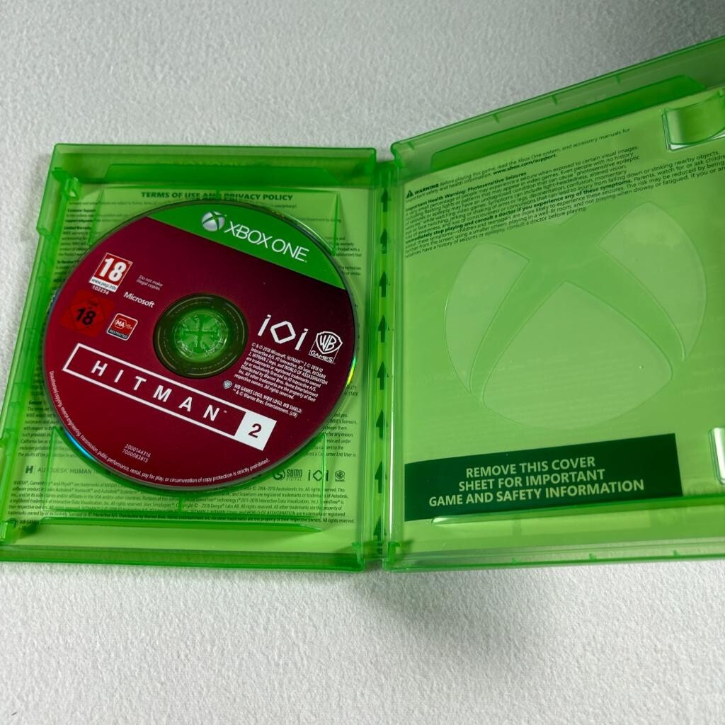 Hitman 2 Xbox One PAL Version Action Stealth Game Warner Bros