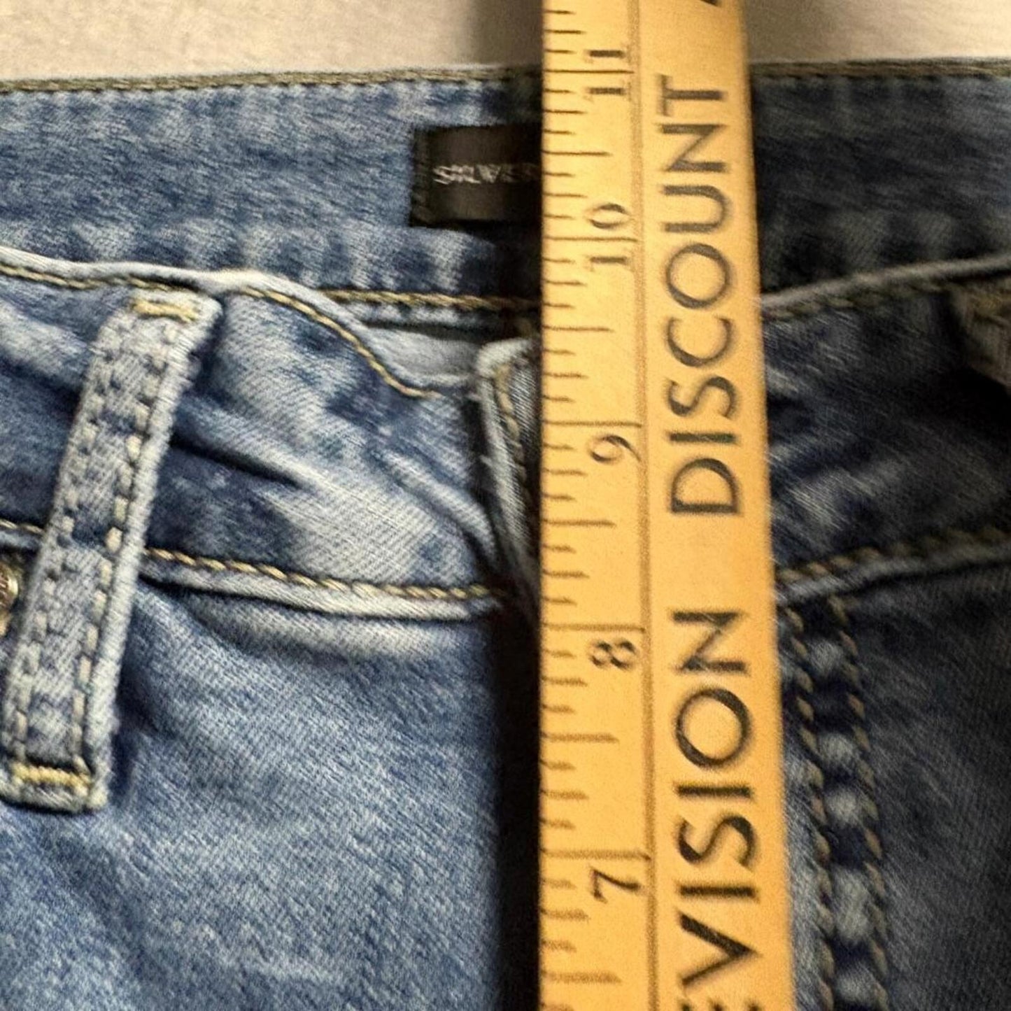 Silver Jeans Co Avery Straight Leg Jeans Womens W29 L31 Blue Denim High Rise