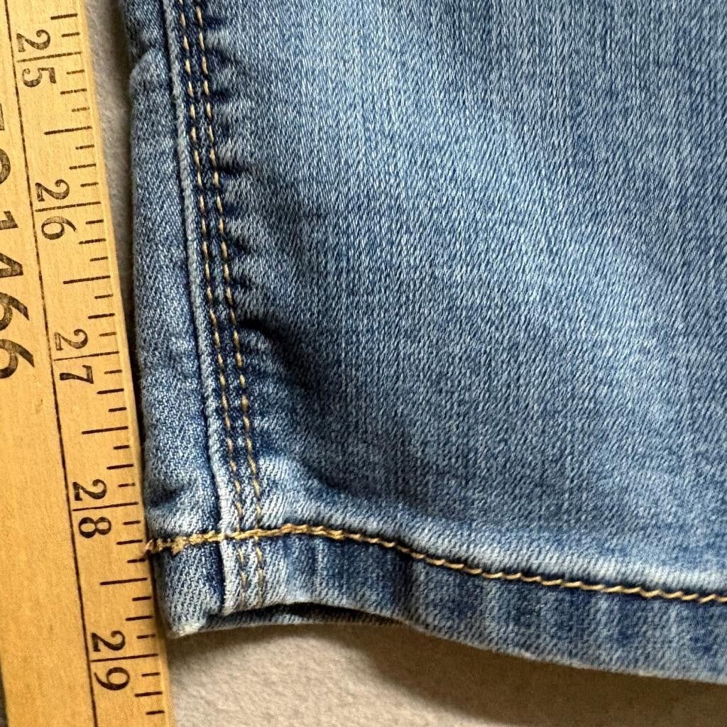 Seven7 Women's Skinny Jeans Size 12 Blue Denim Stretch Mid Rise Casual