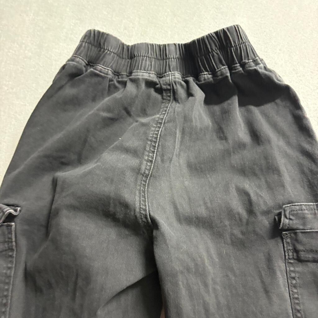 Hot Topic Cargo Jogger Pants Womens XS Black High Rise Elastic Waist Utility