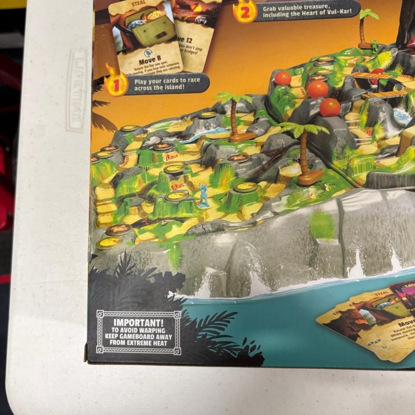 Fireball Island Race to Adventure Board Game Goliath Restoration Games Complete
