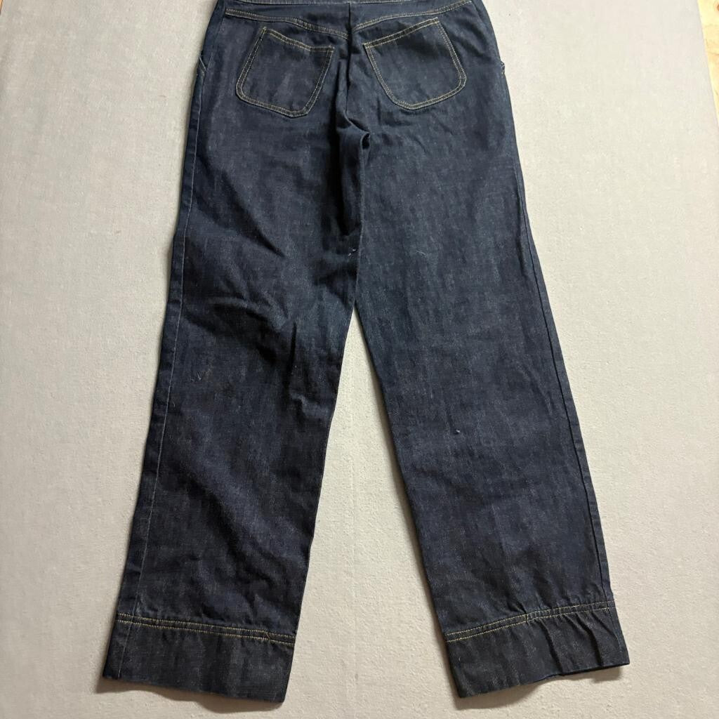 Sonia Rykiel Vintage Wide Leg Denim Jeans Womens Blue High Rise 31x28