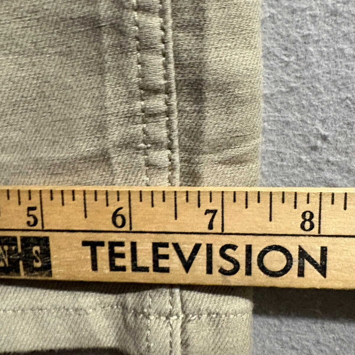Jachs NY Mens Stretch Jeans 32x32 Beige Tan Cotton Blend Straight Leg Pants