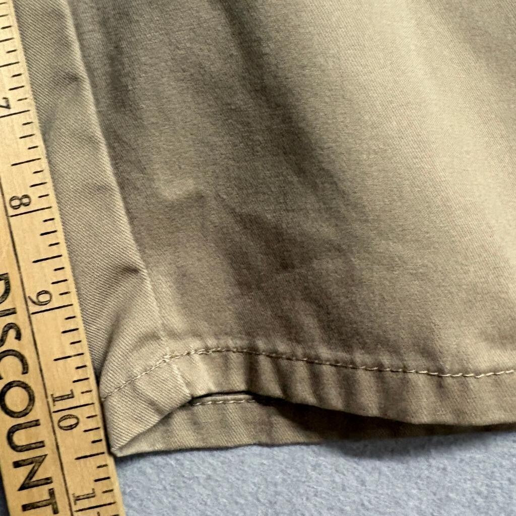 Volcom Frickin Modern Chino Shorts Mens 32 Khaki Tan Stretch Skate Casual