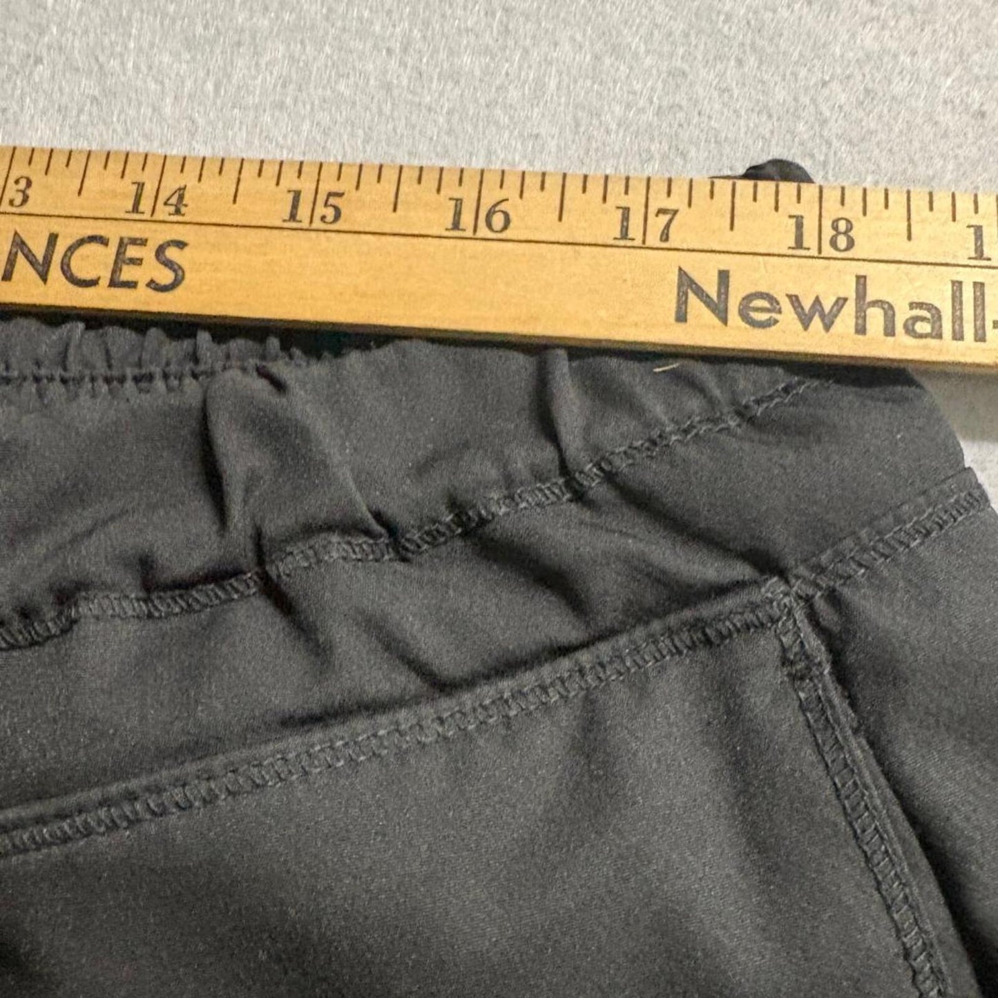 Dickies Dynamix Scrub Pants Womens XL Petite Black Cargo Drawstring DK130P