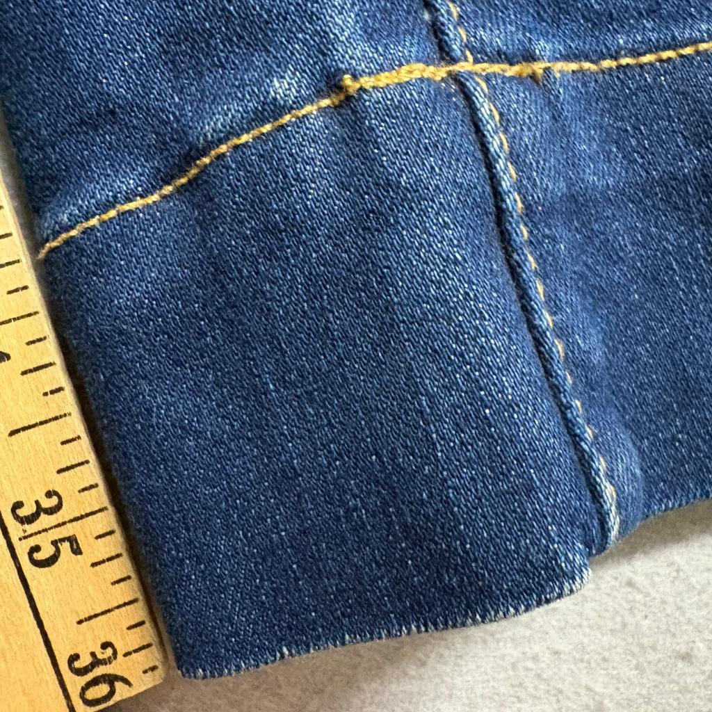 Paige Penny Flare Jeans Womens 27 Blue Denim Stretch Made in USA