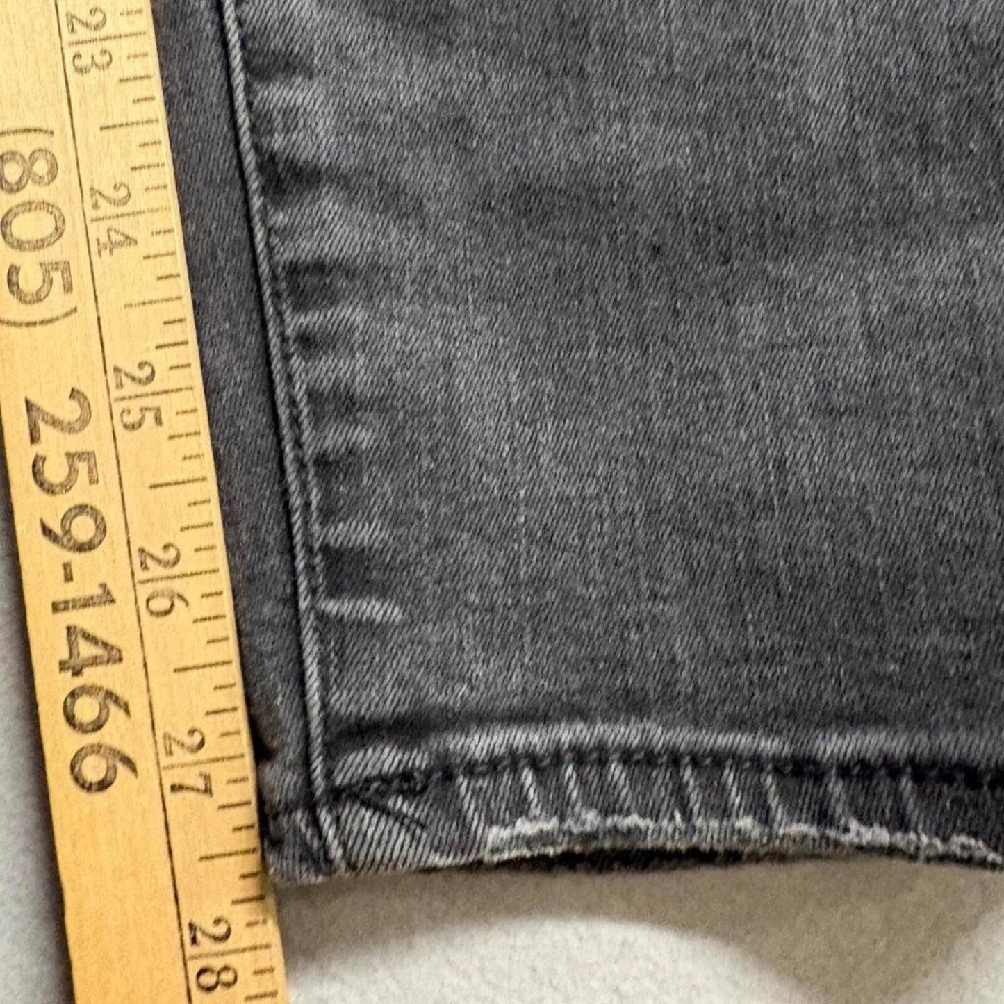 American Eagle Super Hi-Rise Jegging Womens 14 Black Distressed Ripped Knee
