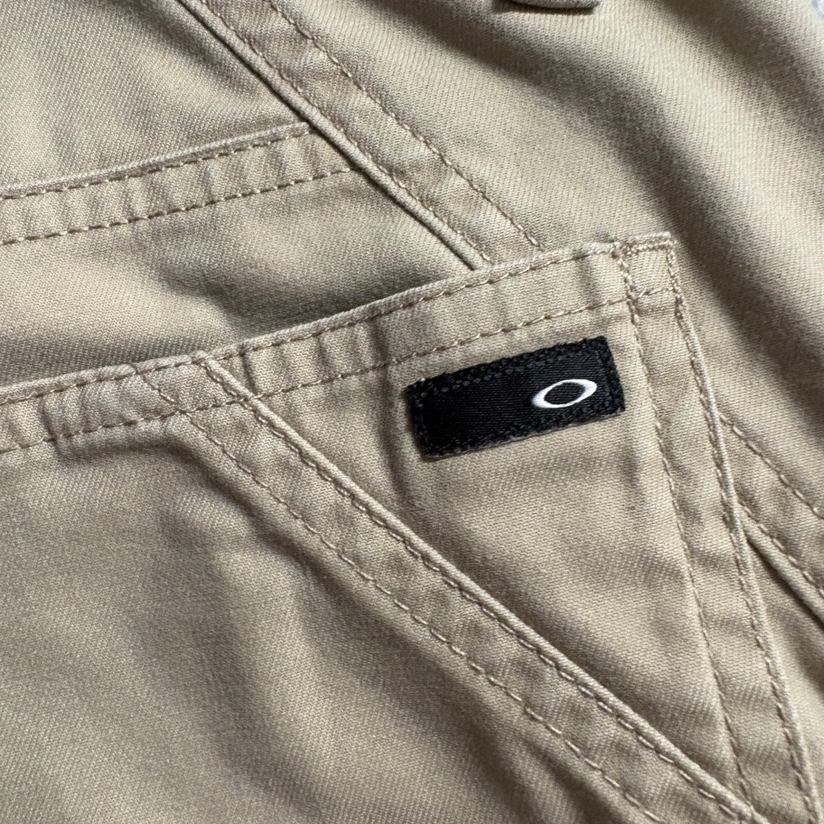 Oakley Mens Pants 32x30 Beige Khaki Slim Straight Fit Stretch Chino Casual