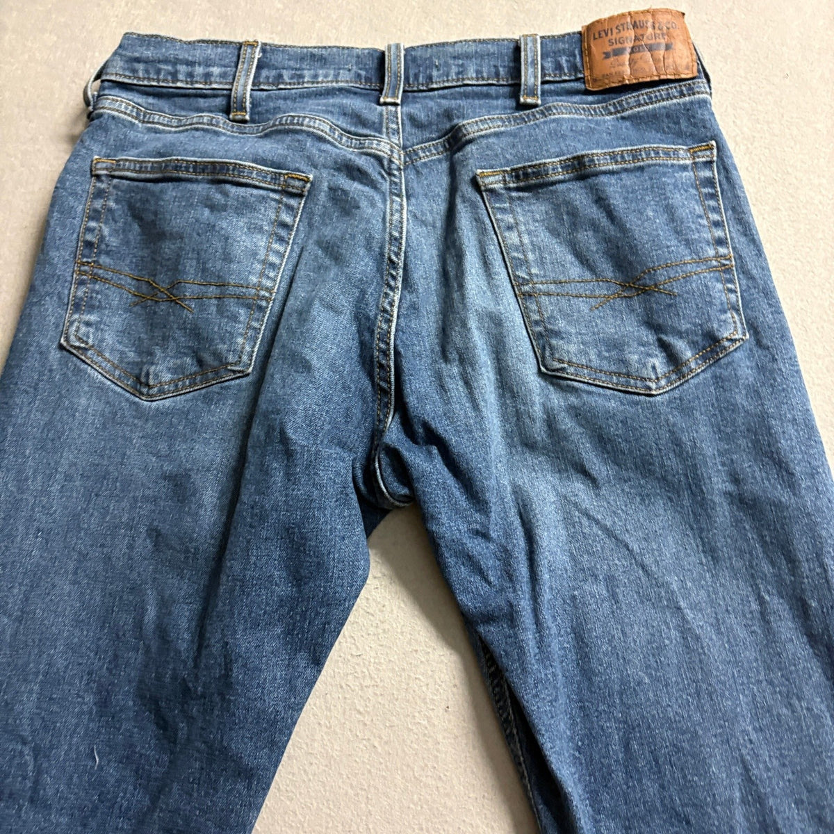 Levi Strauss Signature Gold Bootcut Jeans Mens 32x32 Blue Denim Pants