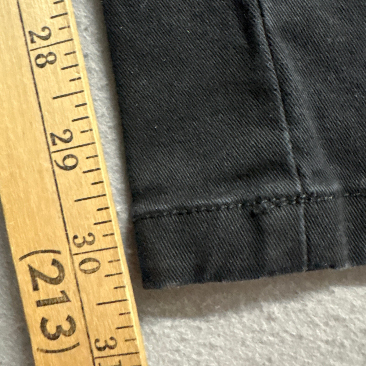 The Kennedy Denim Co Mens Size 30 Slim Straight Black Jeans Made in USA Stretch