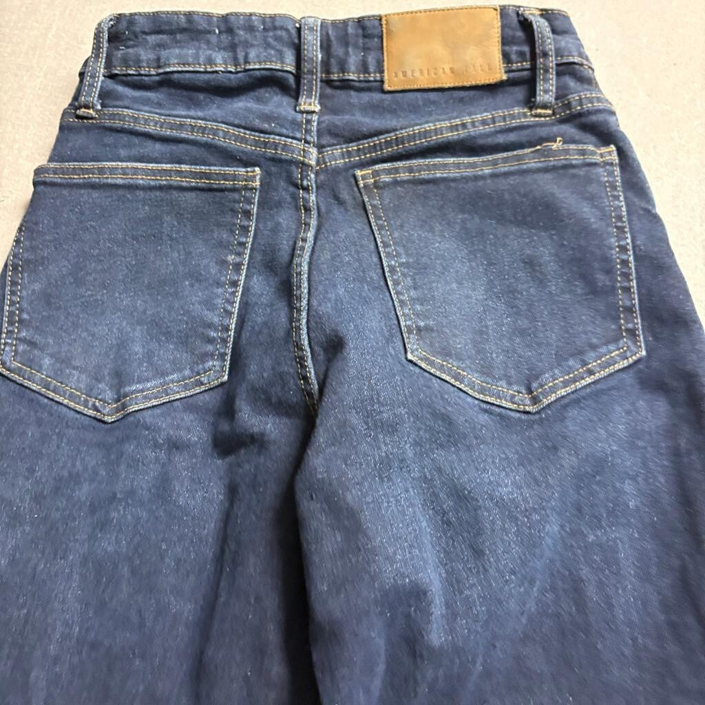 American Tall Chloe High Rise Flare Jeans Womens 27 x 35 Indigo Dusk Blue