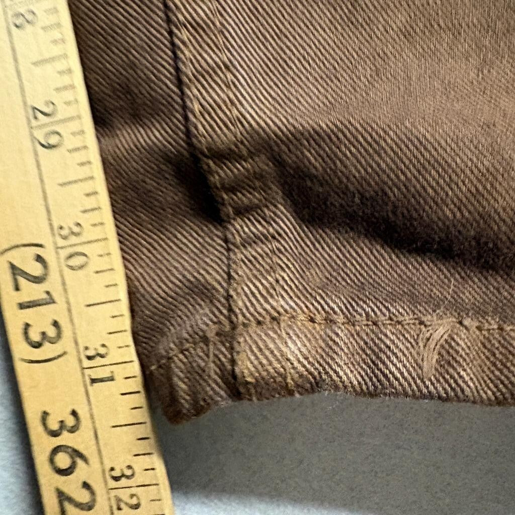 Roglins Vintage 90s Brown Denim Jeans Womens Size 36M High Rise Straight Leg