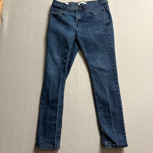 Perry Ellis Portfolio Skinny Jeans Womens 32x30 Blue Stretch Denim