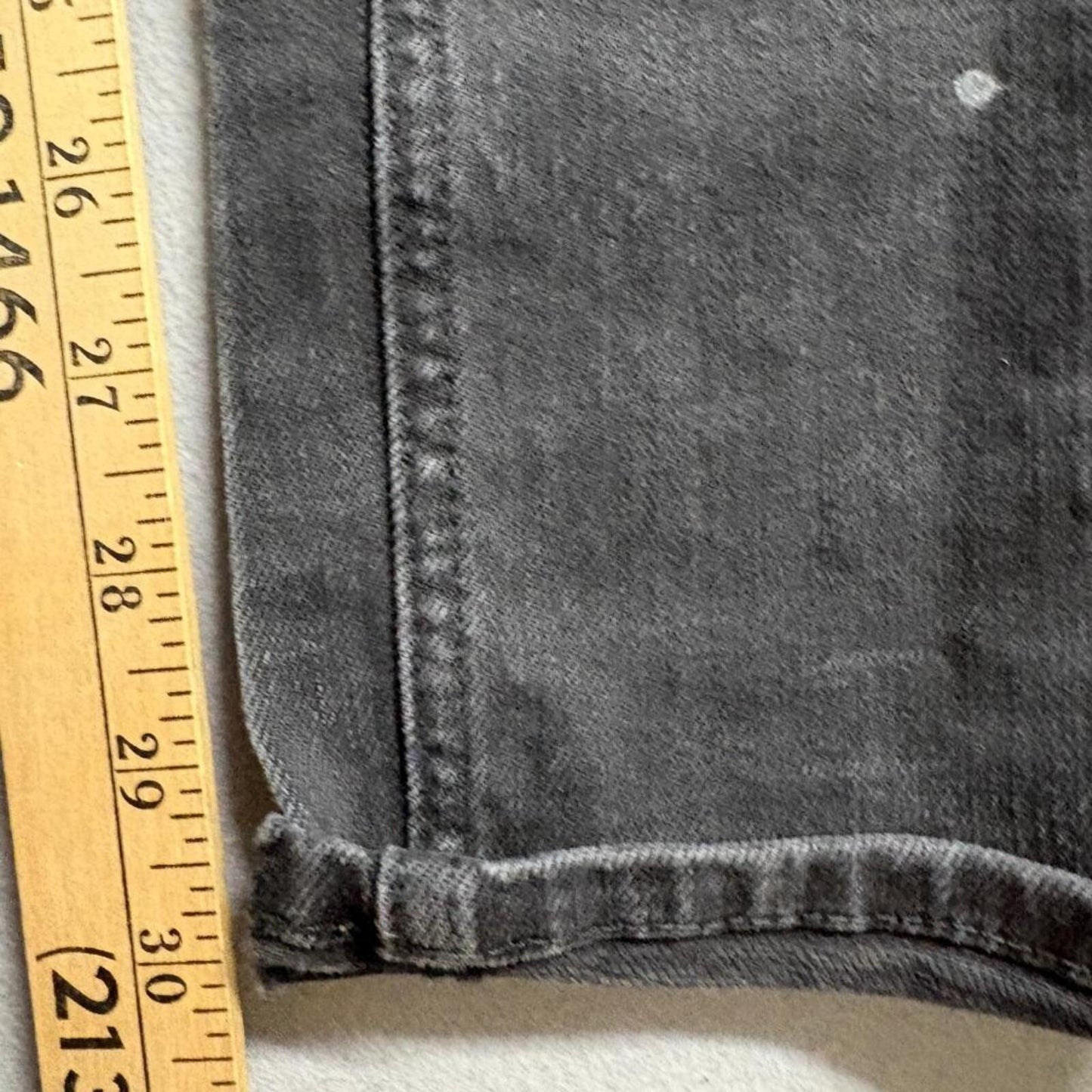 PacSun Stacked Skinny Jeans Mens 31x32 Black Distressed Ripped Moto Denim