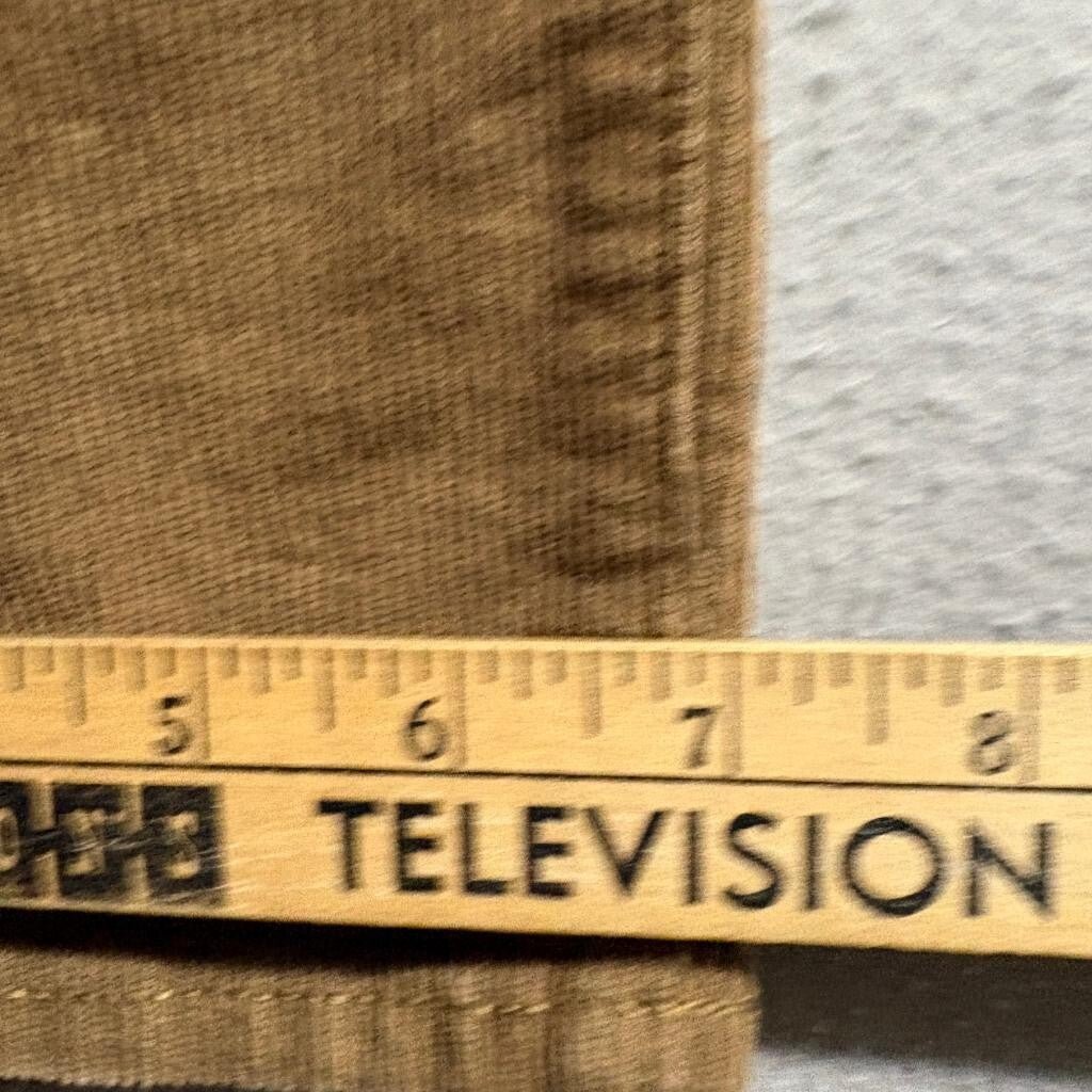 J.Crew 770 Straight Fit Corduroy Pants Mens 31x32 Brown Stretch Cotton Cord