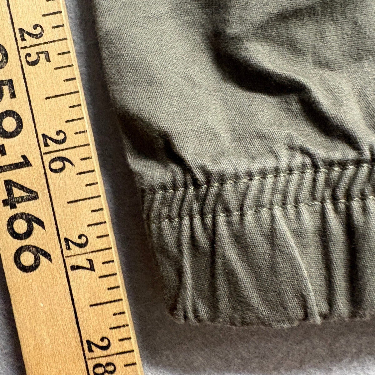 H&M Mens Cargo Jogger Pants Medium Green Cotton Blend Elastic Waist Drawstring