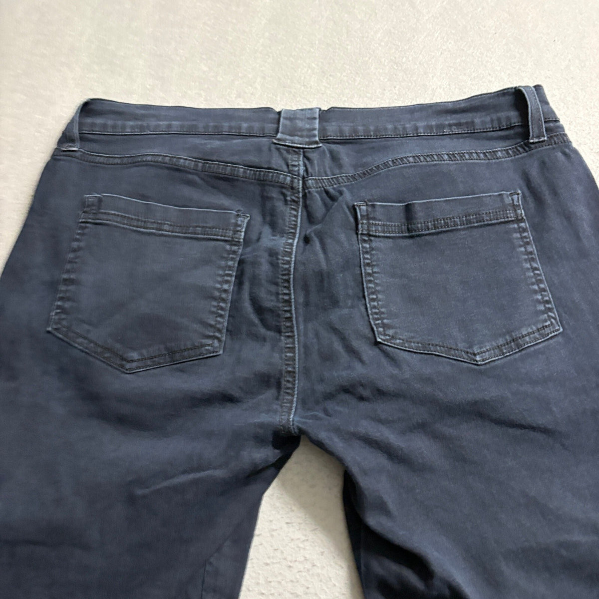 Joie Mens Cargo Pants Size 32 Black Stretch Utility Casual Slim Tapered Made USA