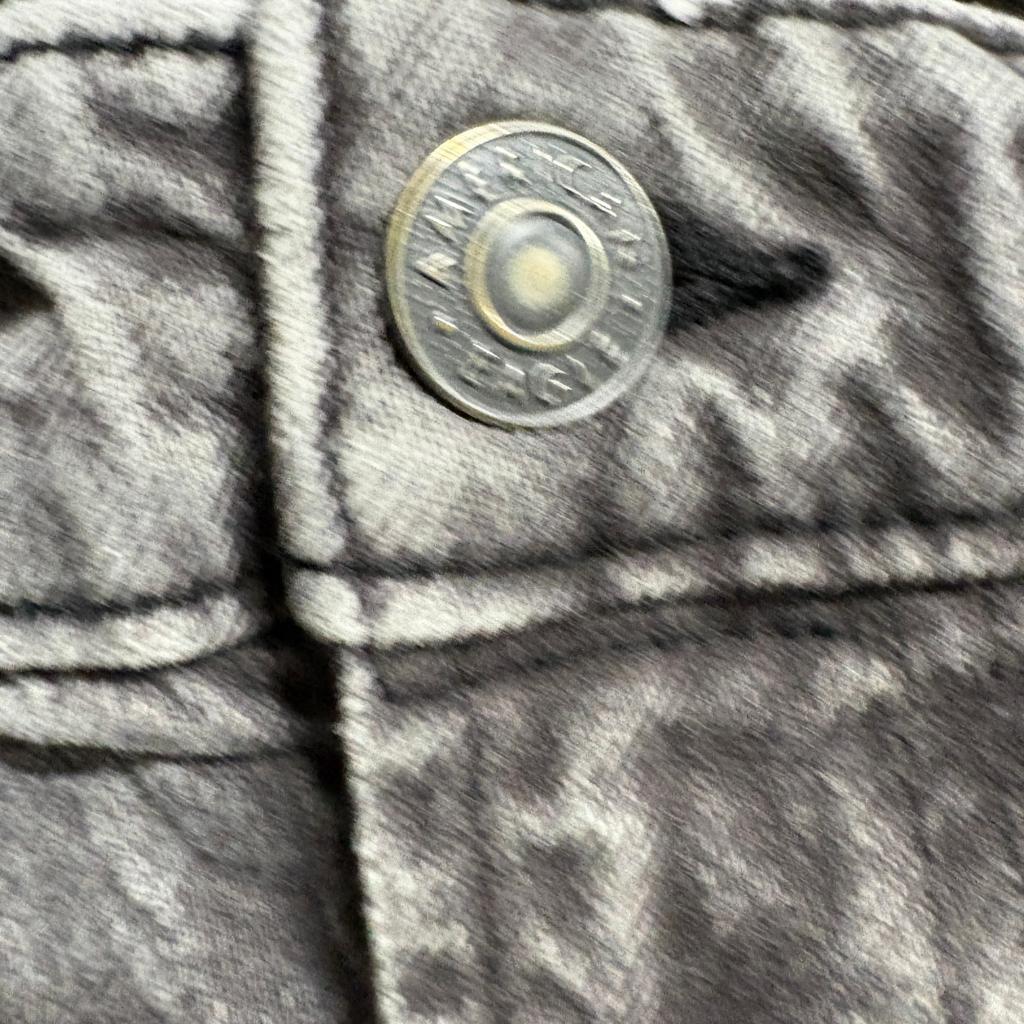 American Eagle Real Good Jeans Womens 30x30 Gray High Rise Straight Leg Denim