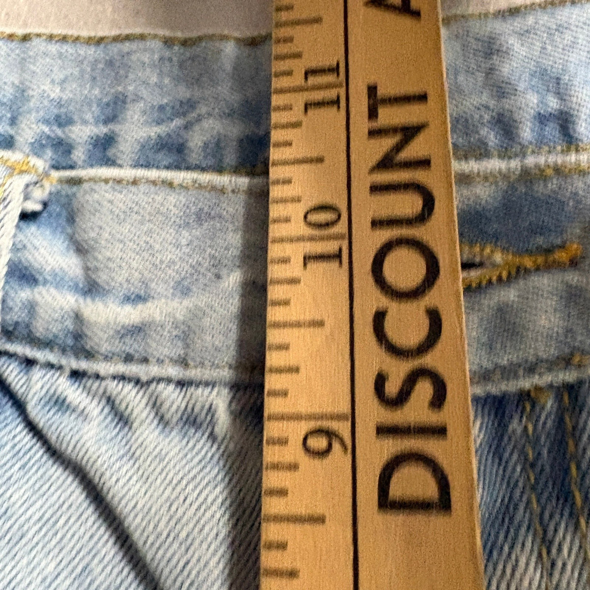 J. Galt Brandy Melville Wide Leg Jeans Womens Size Small Light Wash High Rise