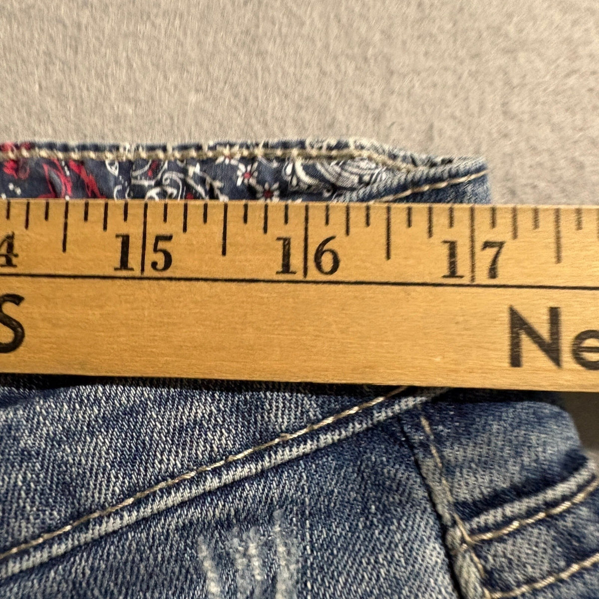 Vintage America Blues Bestie Jeans Womens 10R/30 Distressed Side Stripe Denim