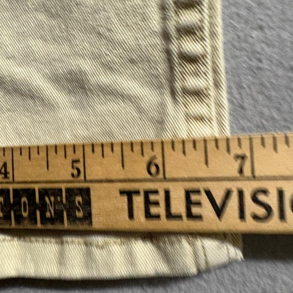 RSQ Jeans Mens Super Skinny Khaki Pants Size 20 Beige Cotton Blend Stretch