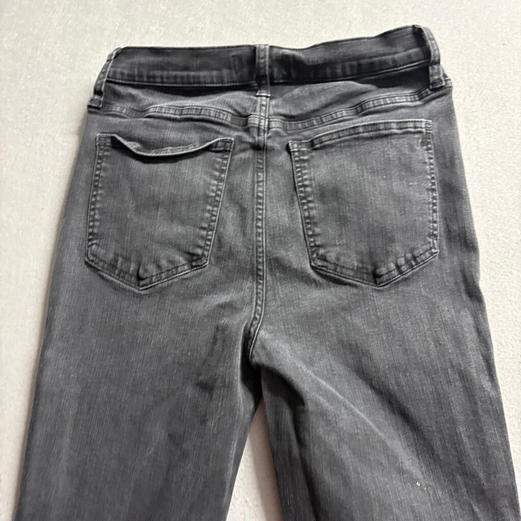 Madewell 10 High Rise Skinny Jeans Womens 26 Black Denim Stretch