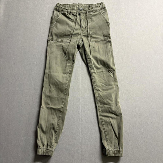 American Eagle Outfitters Womens Jogger Pants Size 6 Green Cotton Blend Stretch