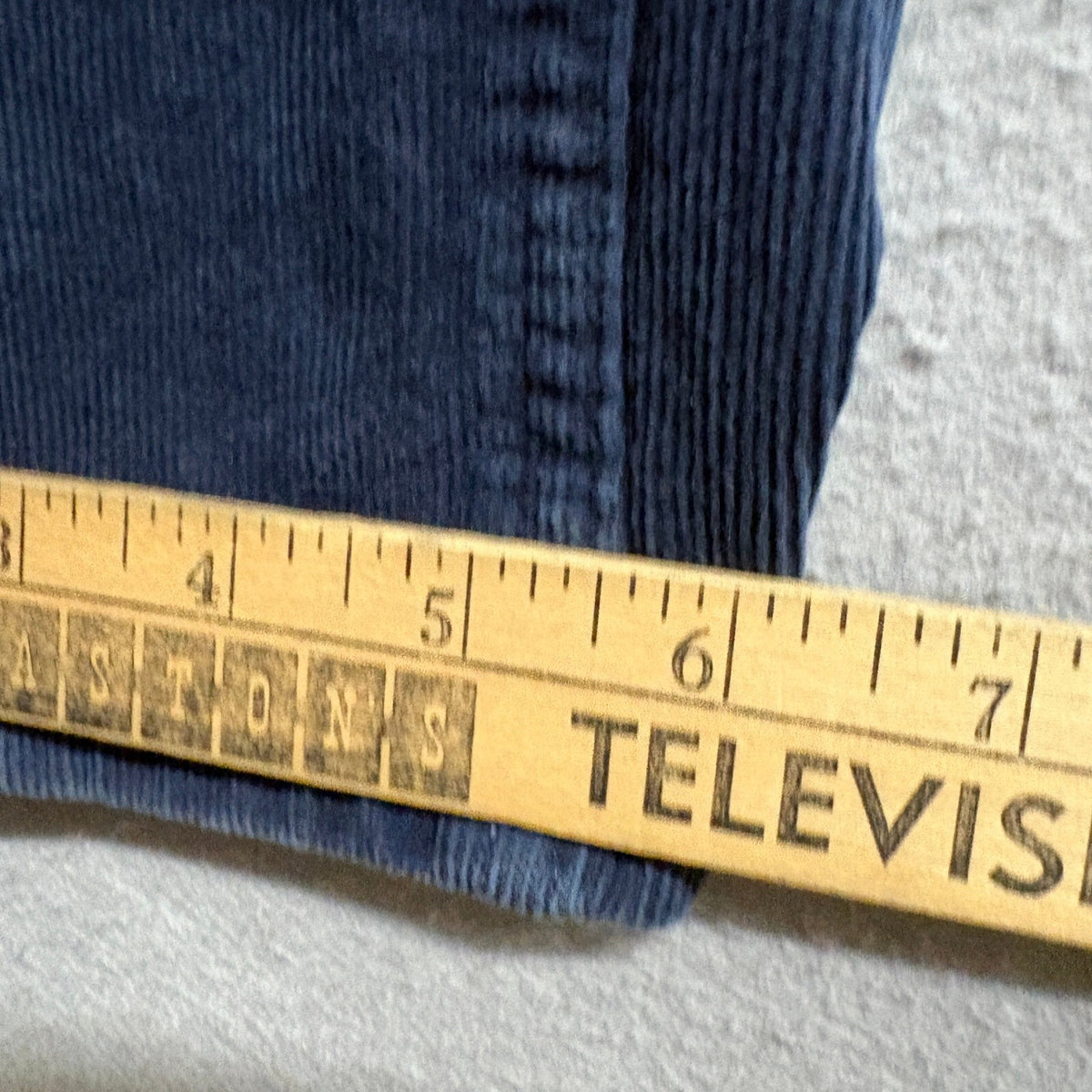 Banana Republic Travel Slim Corduroy Pants Mens 32x36 Blue Stretch Cord Casual