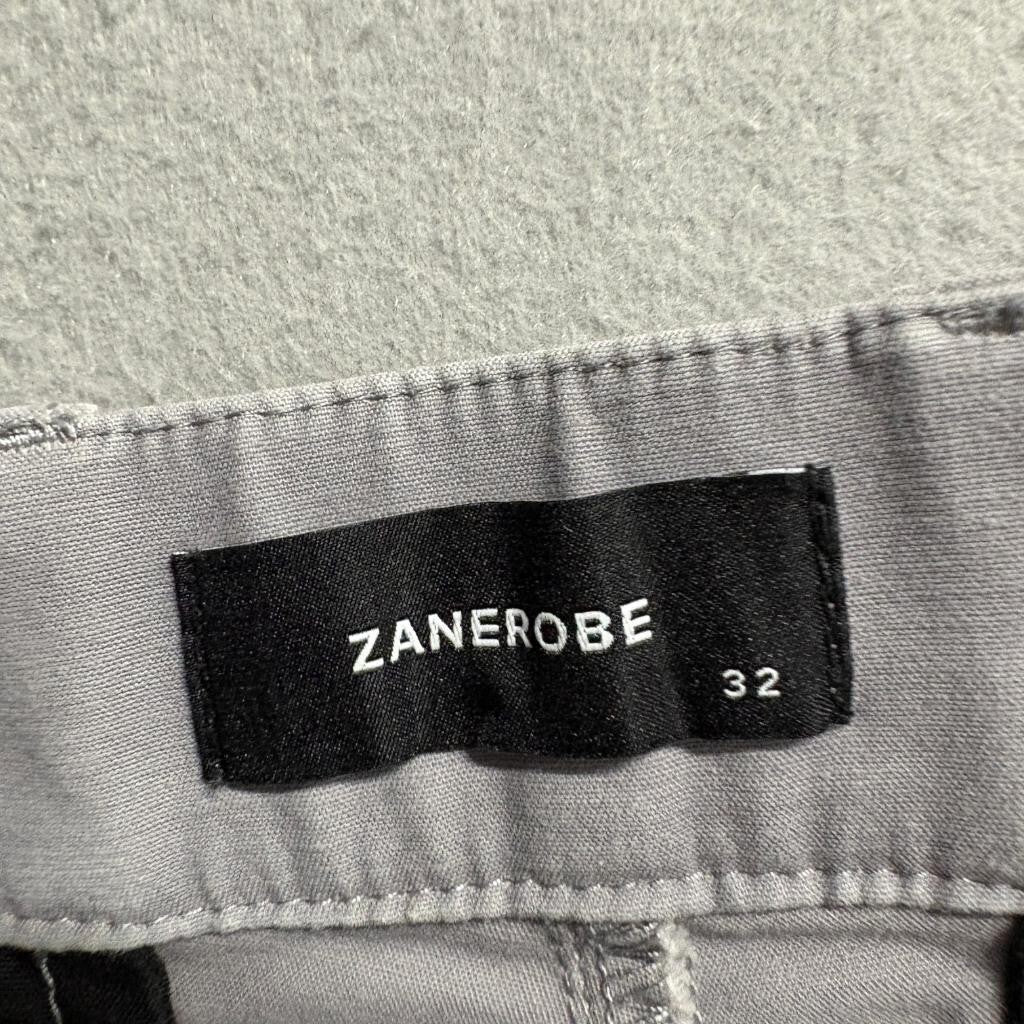 Zanerobe Sureshot Chino Pants Mens 32 Gray Elastic Cuff Stretch Joggers