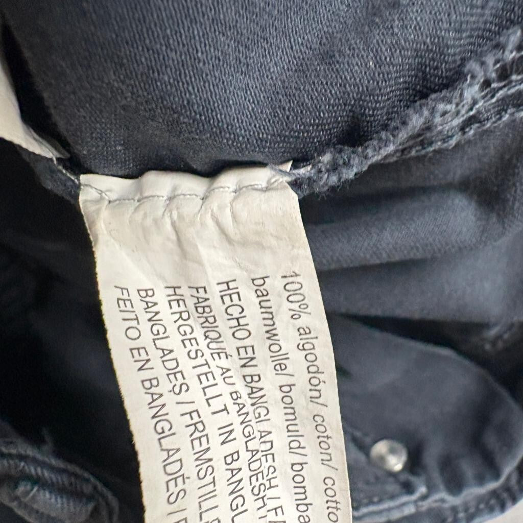 Zara Womens Cargo Pants Size 0 Gray Cotton Wide Leg Utility Pockets Casual