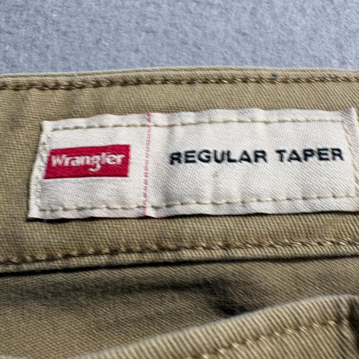 Wrangler Cargo Pants Mens 30x30 Tan Khaki Regular Taper Stretch Workwear Casual