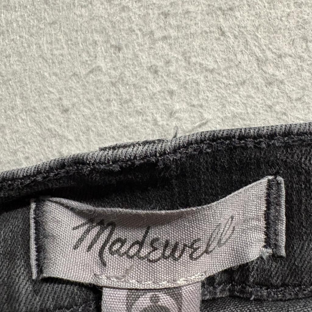Madewell 10 High Rise Skinny Jeans Womens 26 Black Denim Stretch